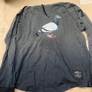 Men’s Staple World Renown Pigeon Brand ls hoodie S